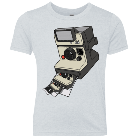 T-Shirts Heather White / YXS Cam Ception Youth Triblend T-Shirt