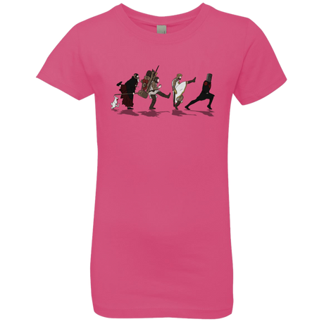T-Shirts Hot Pink / YXS Caminando Hacía El Grial Girls Premium T-Shirt