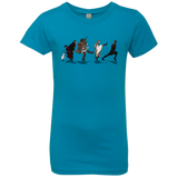 T-Shirts Turquoise / YXS Caminando Hacía El Grial Girls Premium T-Shirt