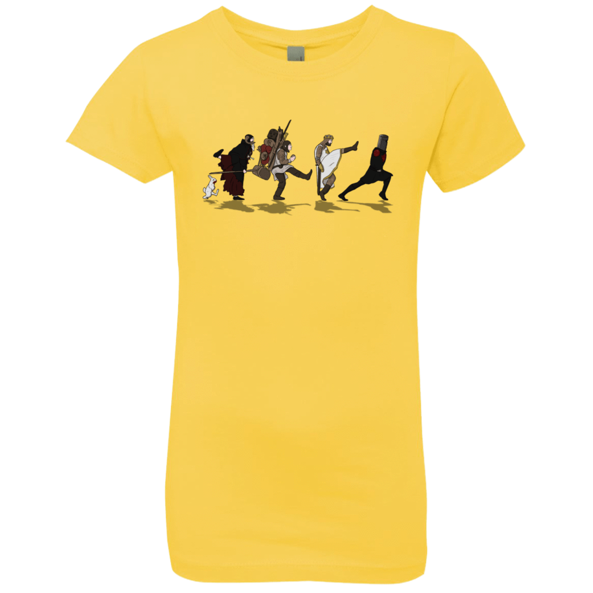 T-Shirts Vibrant Yellow / YXS Caminando Hacía El Grial Girls Premium T-Shirt