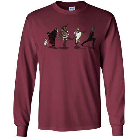 T-Shirts Maroon / S Caminando Hacía El Grial Men's Long Sleeve T-Shirt