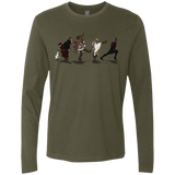 T-Shirts Military Green / S Caminando Hacía El Grial Men's Premium Long Sleeve