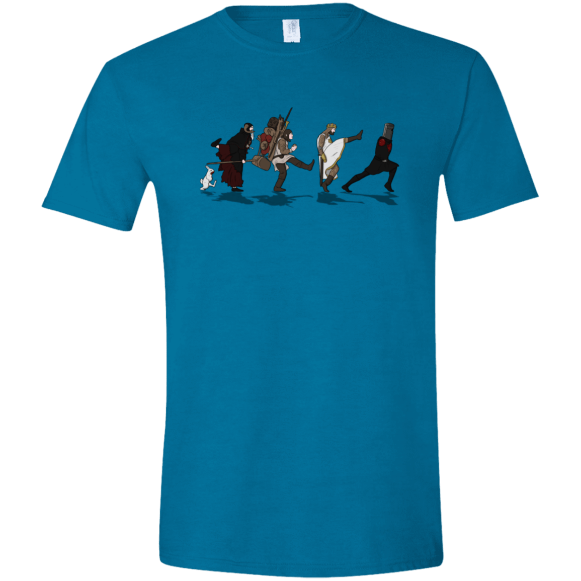 T-Shirts Antique Sapphire / S Caminando Hacía El Grial Men's Semi-Fitted Softstyle