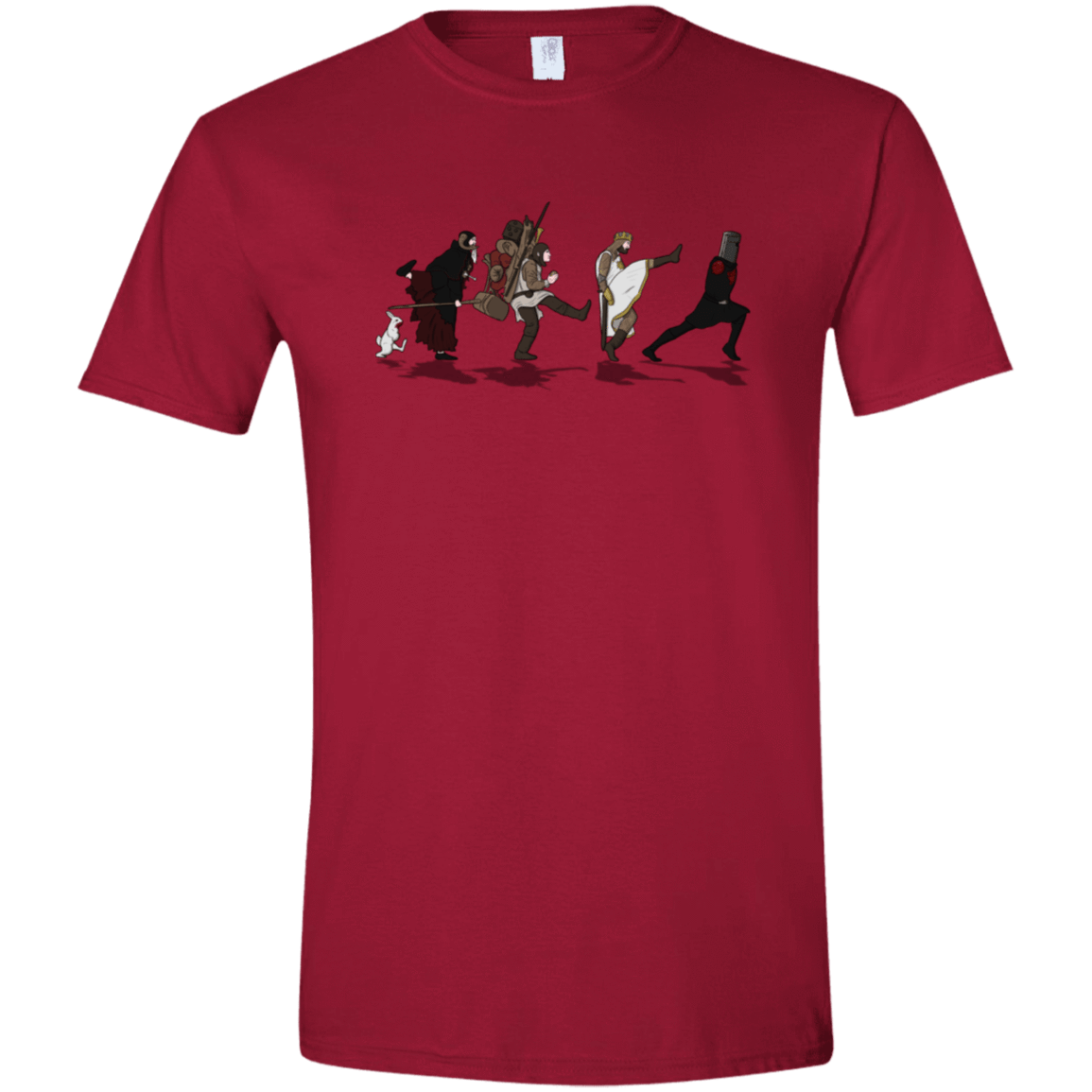 T-Shirts Cardinal Red / S Caminando Hacía El Grial Men's Semi-Fitted Softstyle