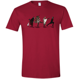 T-Shirts Cardinal Red / S Caminando Hacía El Grial Men's Semi-Fitted Softstyle