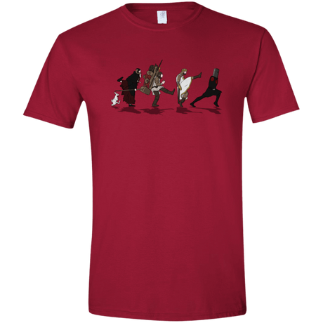 T-Shirts Cardinal Red / S Caminando Hacía El Grial Men's Semi-Fitted Softstyle