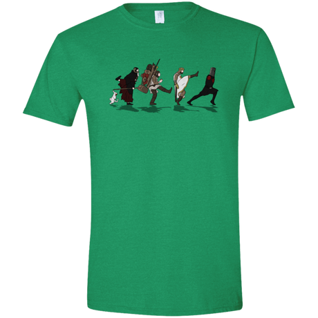 T-Shirts Heather Irish Green / S Caminando Hacía El Grial Men's Semi-Fitted Softstyle
