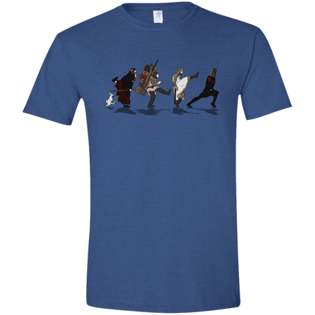 T-Shirts Heather Royal / X-Small Caminando Hacía El Grial Men's Semi-Fitted Softstyle