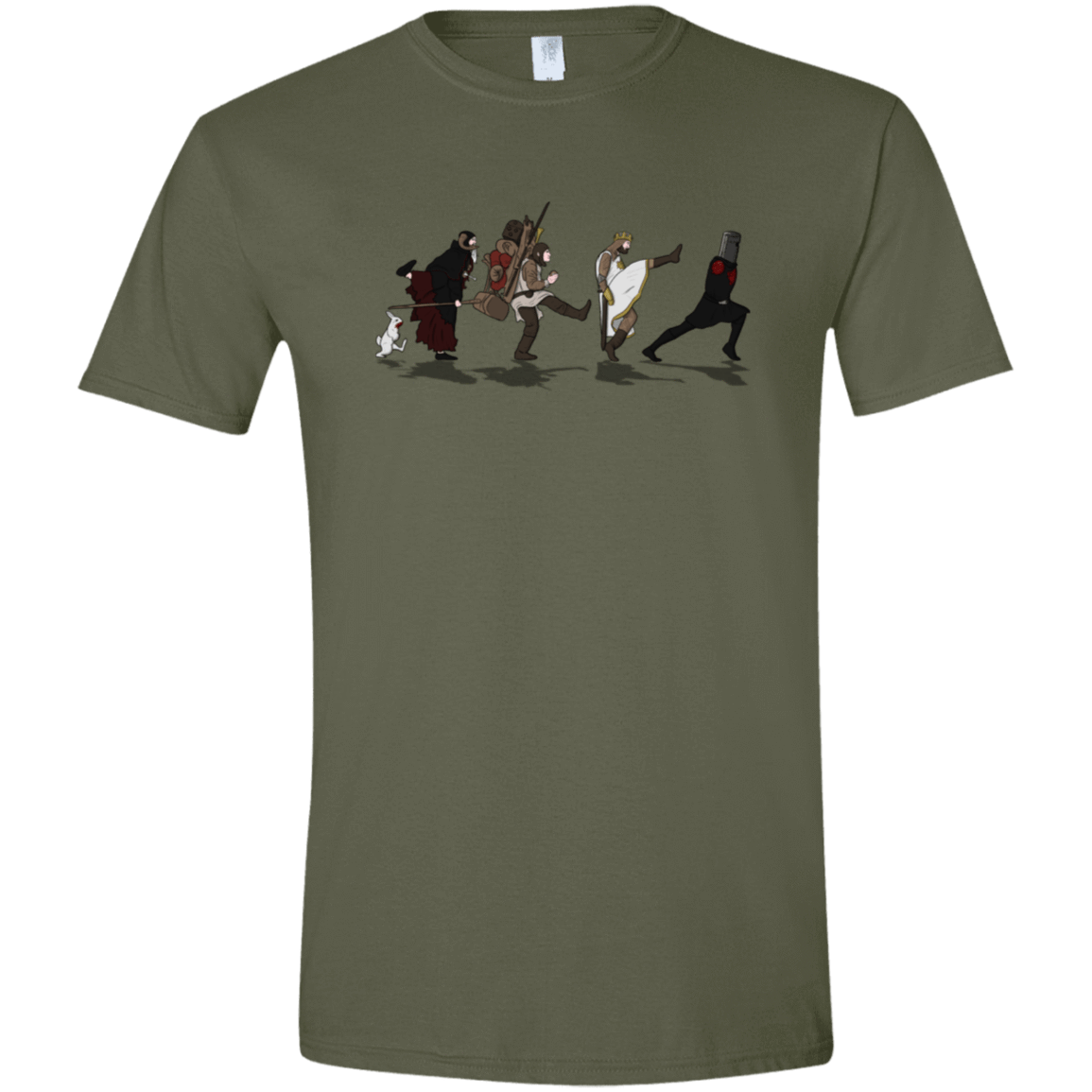 T-Shirts Military Green / S Caminando Hacía El Grial Men's Semi-Fitted Softstyle