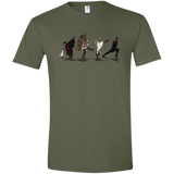 T-Shirts Military Green / S Caminando Hacía El Grial Men's Semi-Fitted Softstyle