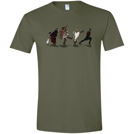 T-Shirts Military Green / S Caminando Hacía El Grial Men's Semi-Fitted Softstyle