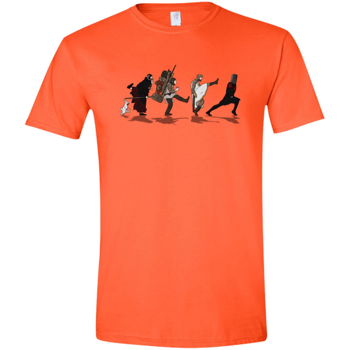T-Shirts Orange / S Caminando Hacía El Grial Men's Semi-Fitted Softstyle