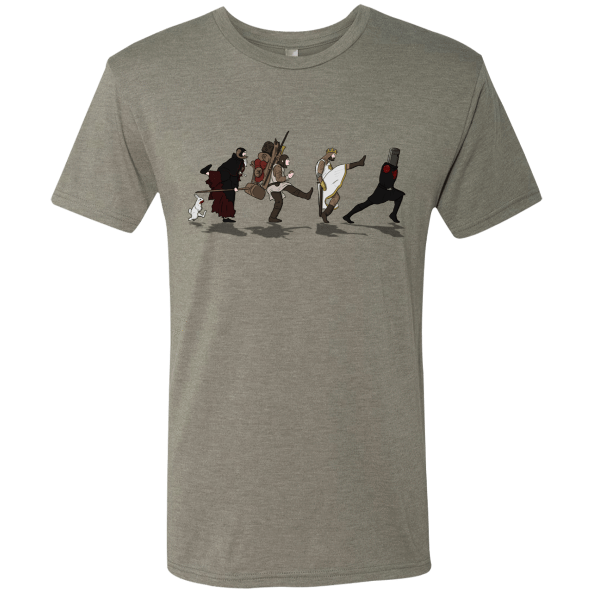 T-Shirts Venetian Grey / S Caminando Hacía El Grial Men's Triblend T-Shirt