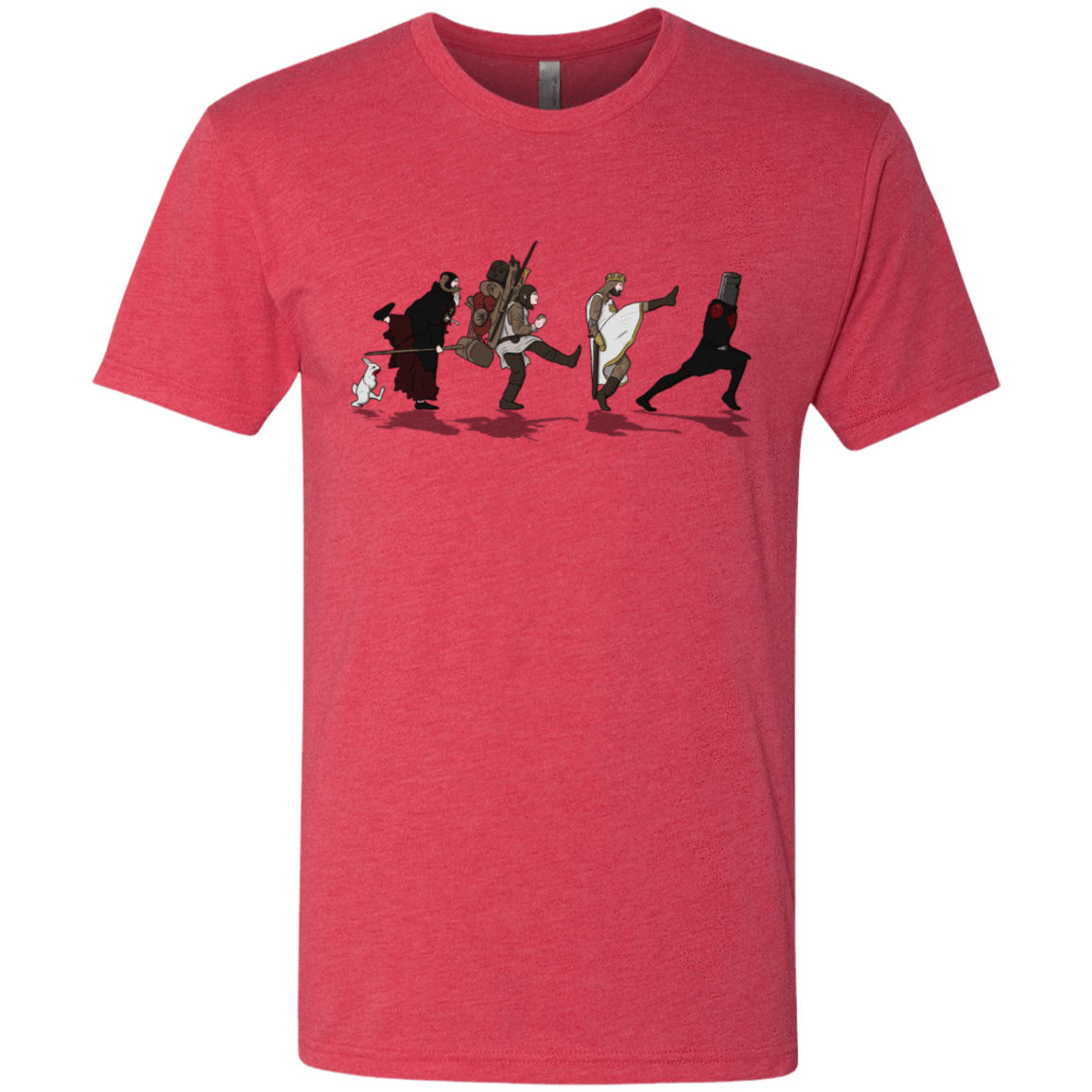 T-Shirts Vintage Red / S Caminando Hacía El Grial Men's Triblend T-Shirt