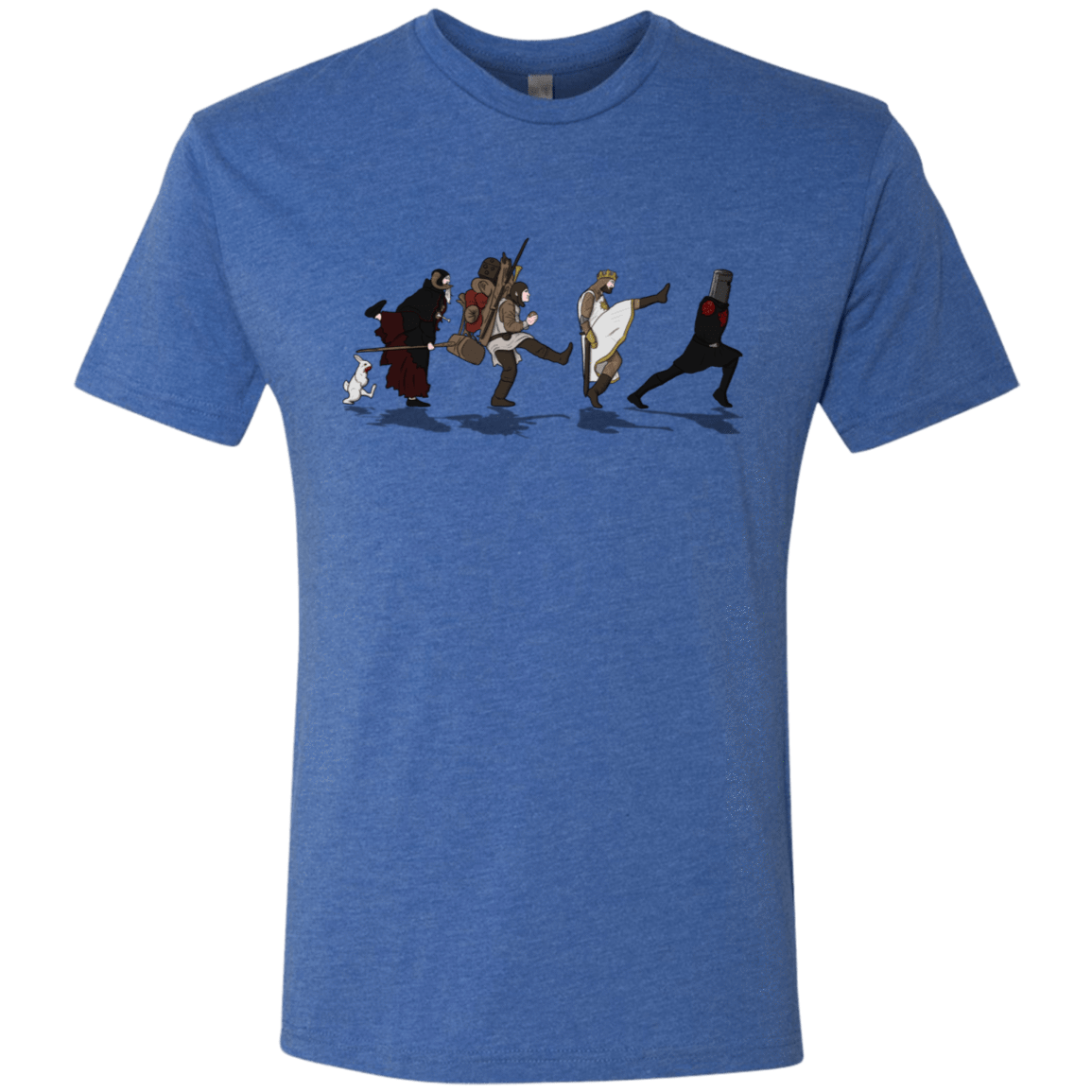 T-Shirts Vintage Royal / S Caminando Hacía El Grial Men's Triblend T-Shirt