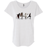 T-Shirts Heather White / X-Small Caminando Hacía El Grial Triblend Dolman Sleeve