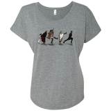 T-Shirts Premium Heather / X-Small Caminando Hacía El Grial Triblend Dolman Sleeve