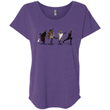 T-Shirts Purple Rush / X-Small Caminando Hacía El Grial Triblend Dolman Sleeve