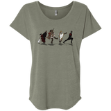 T-Shirts Venetian Grey / X-Small Caminando Hacía El Grial Triblend Dolman Sleeve