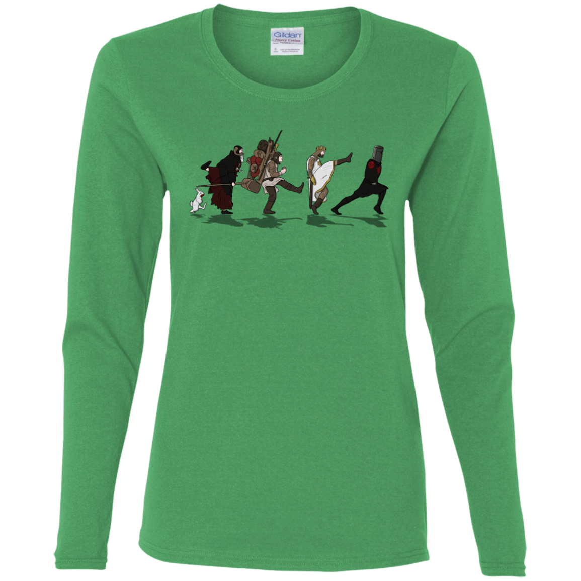 T-Shirts Irish Green / S Caminando Hacía El Grial Women's Long Sleeve T-Shirt