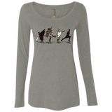 T-Shirts Venetian Grey / S Caminando Hacía El Grial Women's Triblend Long Sleeve Shirt