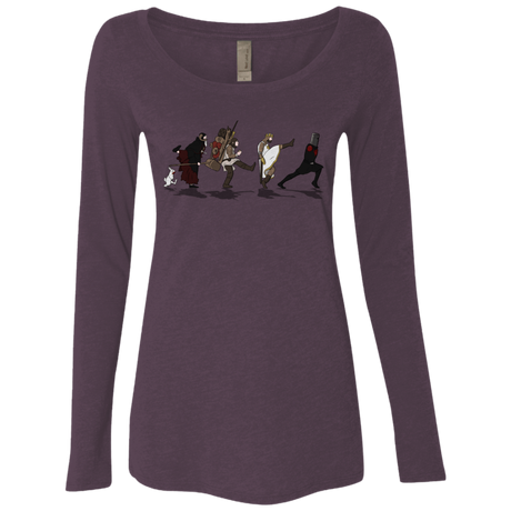 T-Shirts Vintage Purple / S Caminando Hacía El Grial Women's Triblend Long Sleeve Shirt