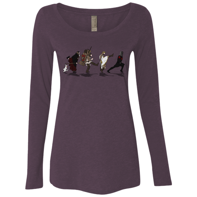 T-Shirts Vintage Purple / S Caminando Hacía El Grial Women's Triblend Long Sleeve Shirt