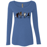 T-Shirts Vintage Royal / S Caminando Hacía El Grial Women's Triblend Long Sleeve Shirt