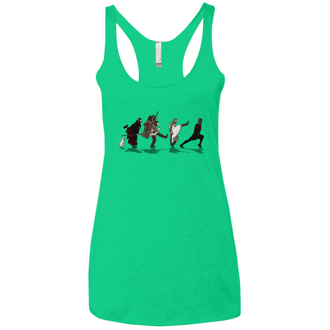 T-Shirts Envy / X-Small Caminando Hacía El Grial Women's Triblend Racerback Tank