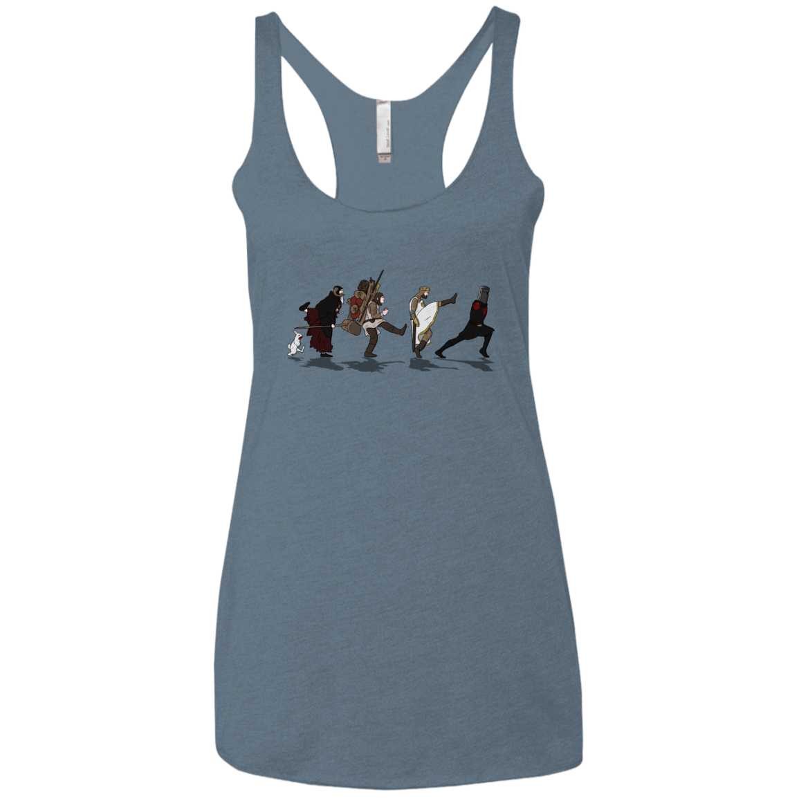 T-Shirts Indigo / X-Small Caminando Hacía El Grial Women's Triblend Racerback Tank