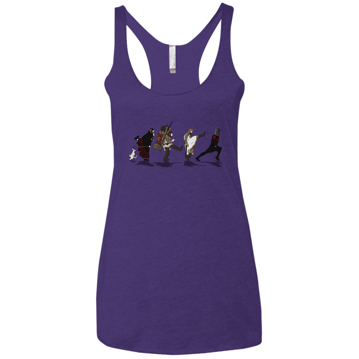 T-Shirts Purple Rush / X-Small Caminando Hacía El Grial Women's Triblend Racerback Tank