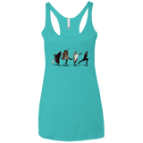 T-Shirts Tahiti Blue / X-Small Caminando Hacía El Grial Women's Triblend Racerback Tank