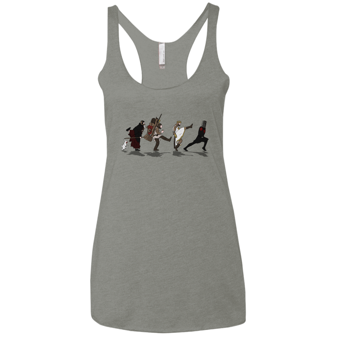 T-Shirts Venetian Grey / X-Small Caminando Hacía El Grial Women's Triblend Racerback Tank