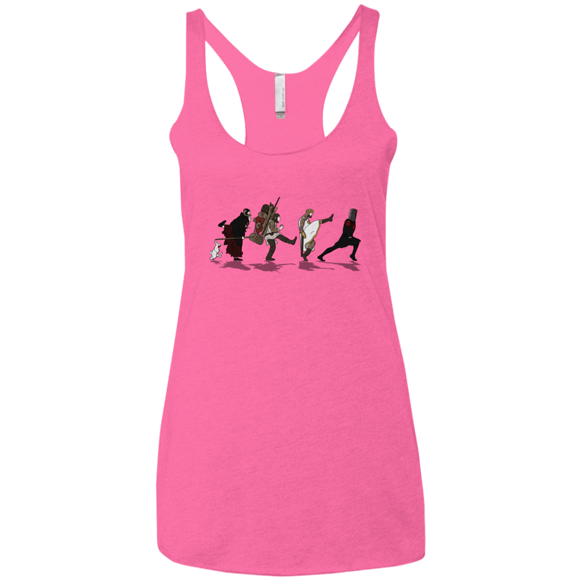 T-Shirts Vintage Pink / X-Small Caminando Hacía El Grial Women's Triblend Racerback Tank