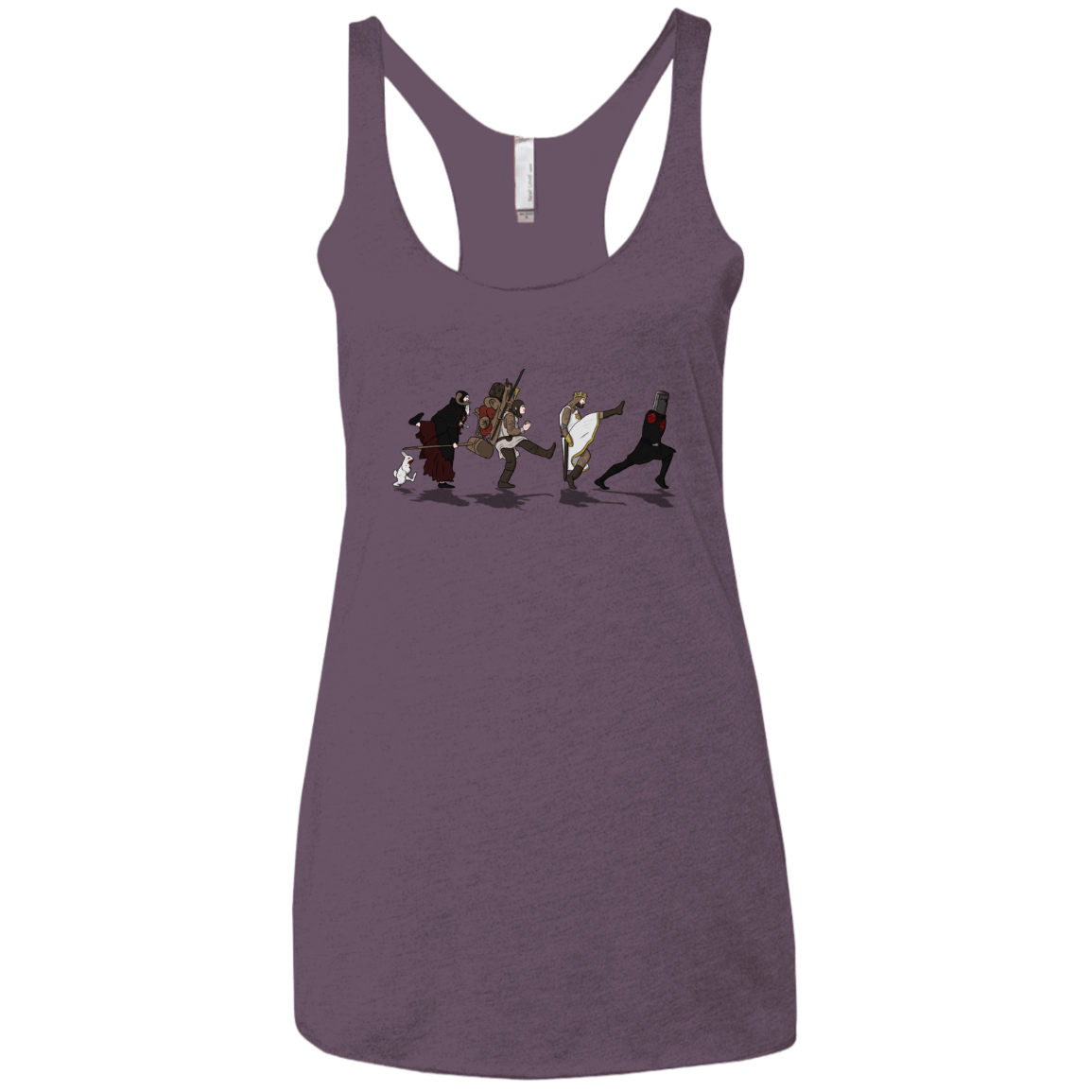 T-Shirts Vintage Purple / X-Small Caminando Hacía El Grial Women's Triblend Racerback Tank