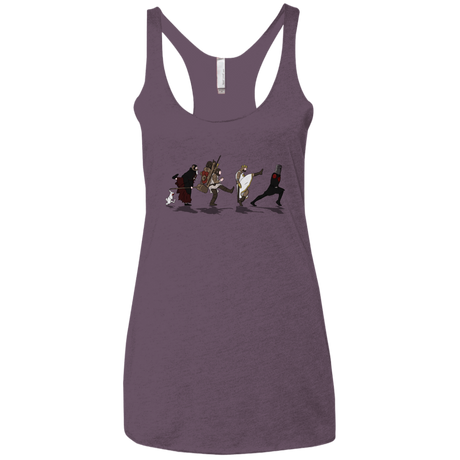 T-Shirts Vintage Purple / X-Small Caminando Hacía El Grial Women's Triblend Racerback Tank