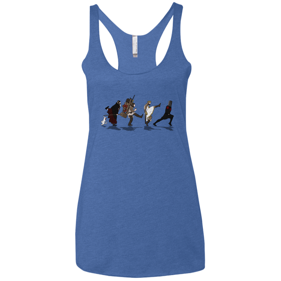 T-Shirts Vintage Royal / X-Small Caminando Hacía El Grial Women's Triblend Racerback Tank