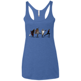 T-Shirts Vintage Royal / X-Small Caminando Hacía El Grial Women's Triblend Racerback Tank
