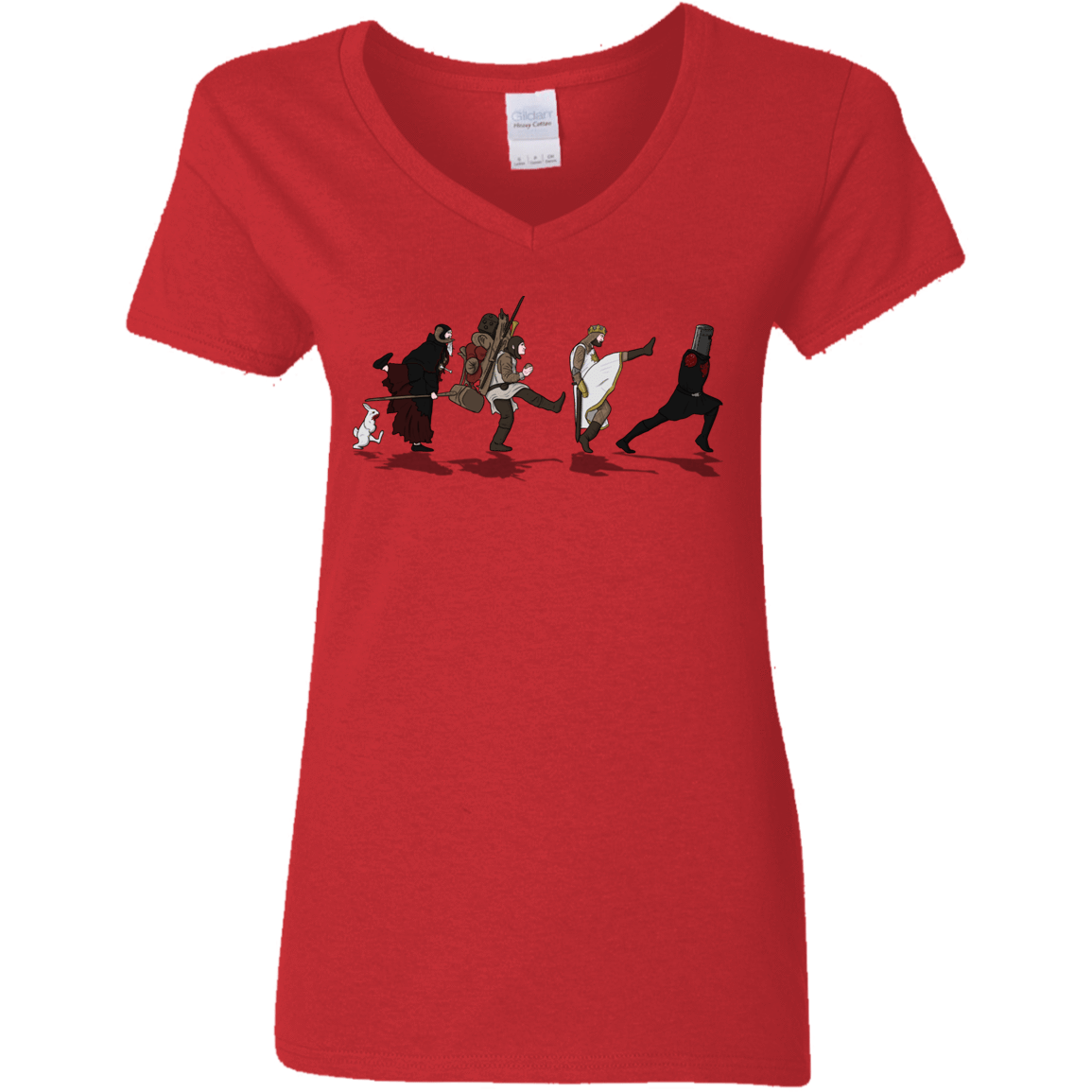 T-Shirts Red / S Caminando Hacía El Grial Women's V-Neck T-Shirt