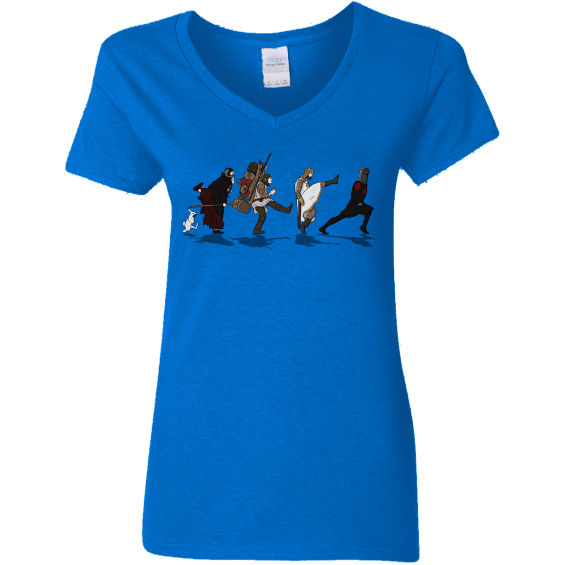 T-Shirts Royal / S Caminando Hacía El Grial Women's V-Neck T-Shirt