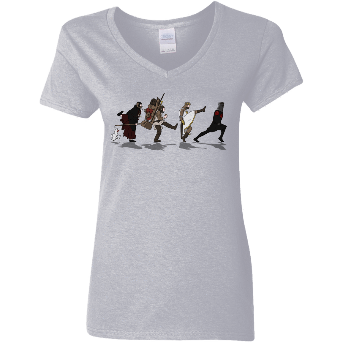 T-Shirts Sport Grey / S Caminando Hacía El Grial Women's V-Neck T-Shirt