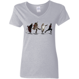 T-Shirts Sport Grey / S Caminando Hacía El Grial Women's V-Neck T-Shirt