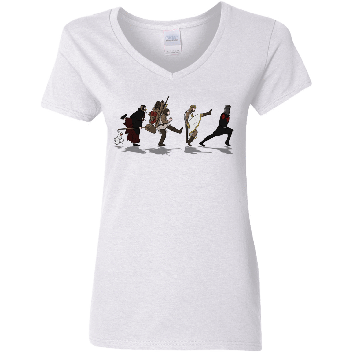 T-Shirts White / S Caminando Hacía El Grial Women's V-Neck T-Shirt