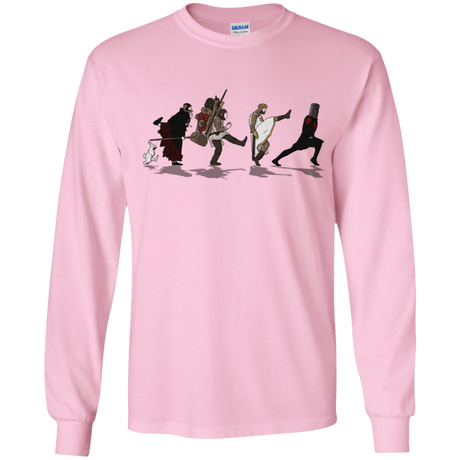 T-Shirts Light Pink / YS Caminando Hacía El Grial Youth Long Sleeve T-Shirt