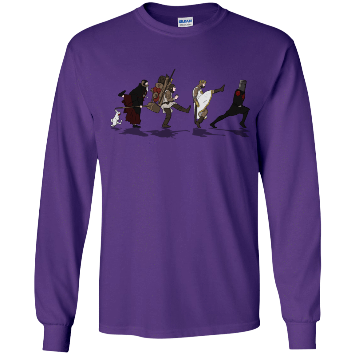 T-Shirts Purple / YS Caminando Hacía El Grial Youth Long Sleeve T-Shirt