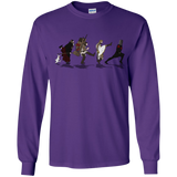 T-Shirts Purple / YS Caminando Hacía El Grial Youth Long Sleeve T-Shirt
