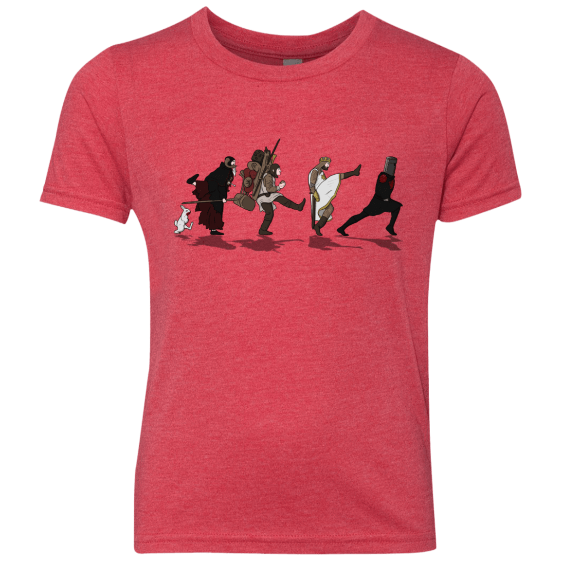 T-Shirts Vintage Red / YXS Caminando Hacía El Grial Youth Triblend T-Shirt