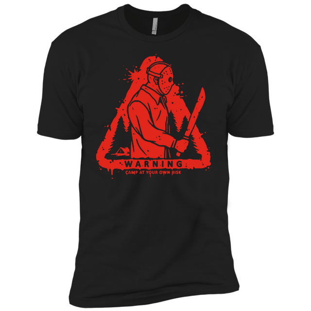 T-Shirts Black / YXS Camp at Your Own Risk Boys Premium T-Shirt