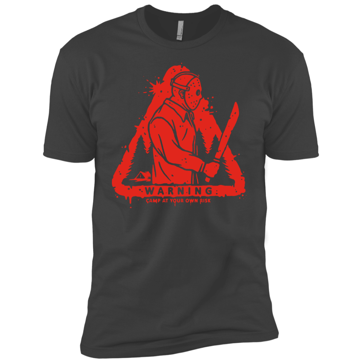 T-Shirts Heavy Metal / YXS Camp at Your Own Risk Boys Premium T-Shirt