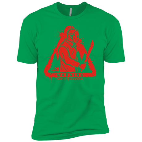 T-Shirts Kelly Green / YXS Camp at Your Own Risk Boys Premium T-Shirt
